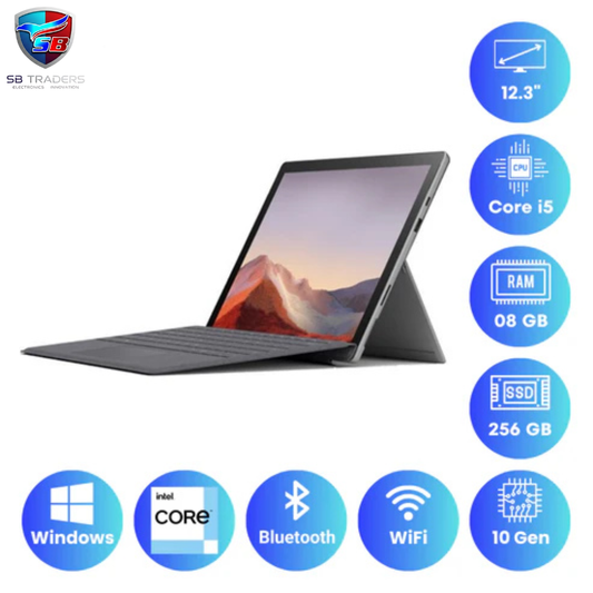 Microsoft Surface Pro 7 – 12.3 inch Touch-Screen – Intel Core i5- 8GB RAM - 256GB SSD