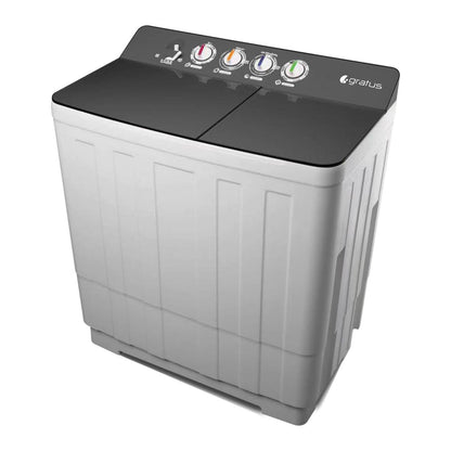 Gratus 20 KG Top Load Semi-Automatic Washing Machine (GSWM07KCDX1)