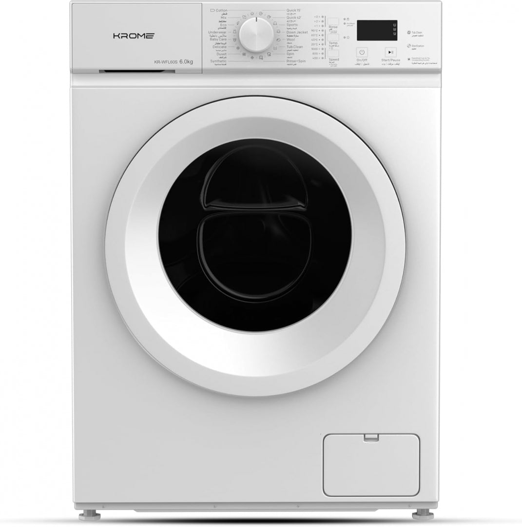 Krome  6 KG Front Load Washing Machine KR‑WFL60WSI