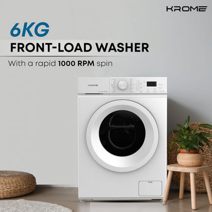 Krome  6 KG Front Load Washing Machine KR‑WFL60WSI