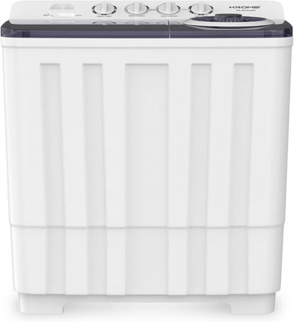 Krome KR-WSA200K 20KG Twin Tub Semi-Automatic Washing Machine – White