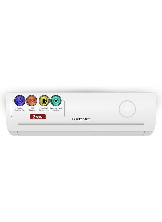 Krome 2 Ton Split Air Conditioner – T3 Rotary Compressor, 24000 BTU, Cool Only – Model KR-AR24MT3-BH