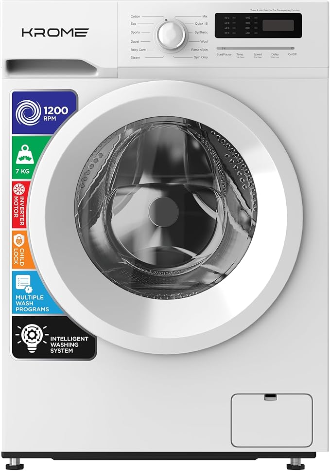Krome  6 KG Front Load Washing Machine KR‑WFL60WSI