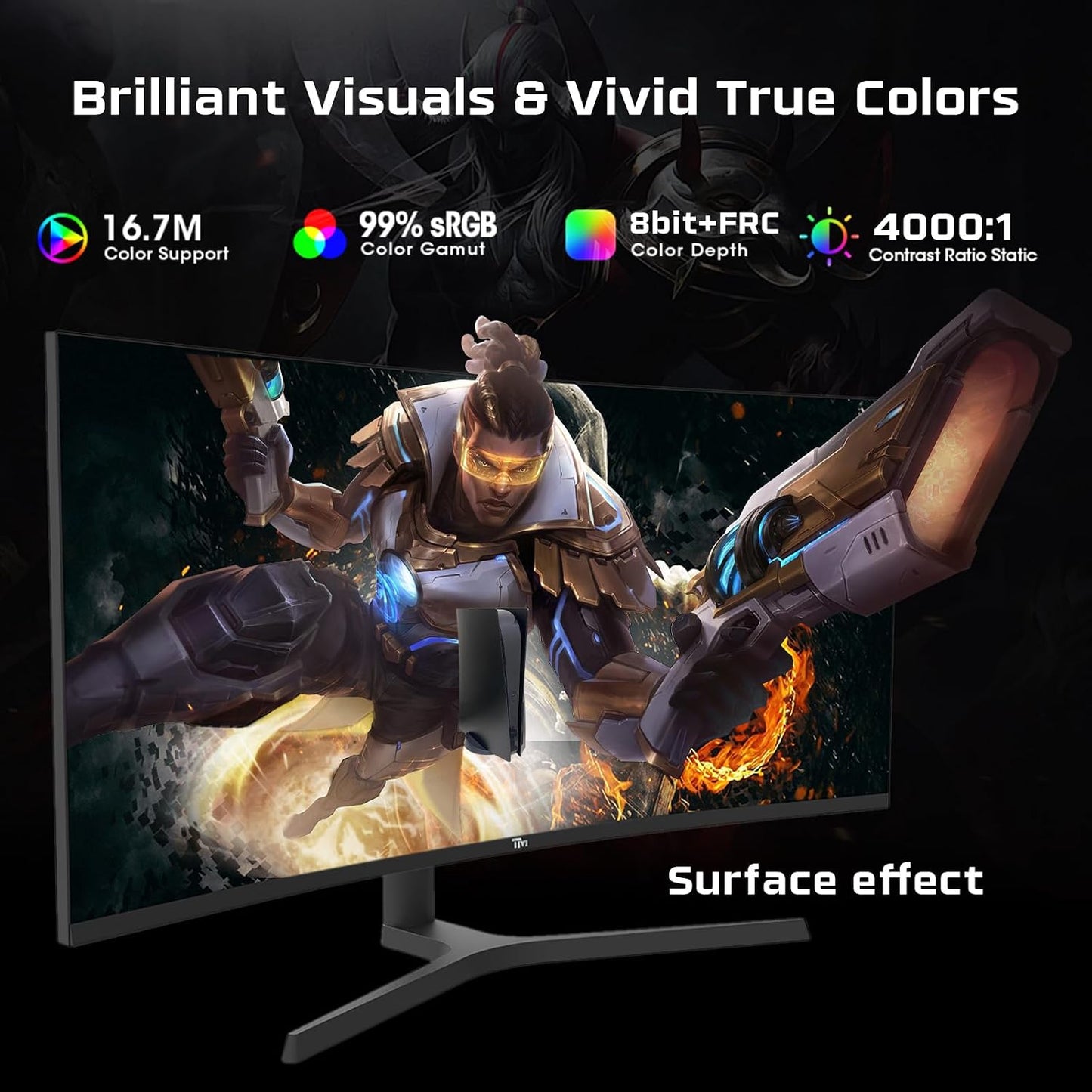 34″ Twisted Minds TM34CWQHDVA Ultra-Wide Curved Gaming Monitor – WQHD 3440×1440, 180 Hz, 1 ms (OD), HDR10, 1500R Curvature, FreeSync & G-Sync Compatible, Dual HDMI 2.1, DisplayPort, Speakers