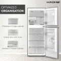 Krome 260L Gross Double Door Top Mounted Refrigerator KR‑RFF260SM