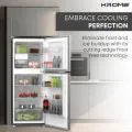 Krome 260L Gross Double Door Top Mounted Refrigerator KR‑RFF260SM