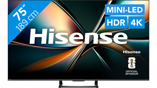 Hisense 75 inches ULED MINI LED 4K Smart TV, 75U7 _144HZ