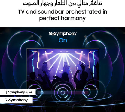 Samsung 98 Inch Crystal UHD TV, DU9000, 4K, Supersize Picture Enhancer, Motion Xcelerator 120Hz, Samsung TV Plus, Q-Symphony, Tizen Smart TV, UA98DU9000