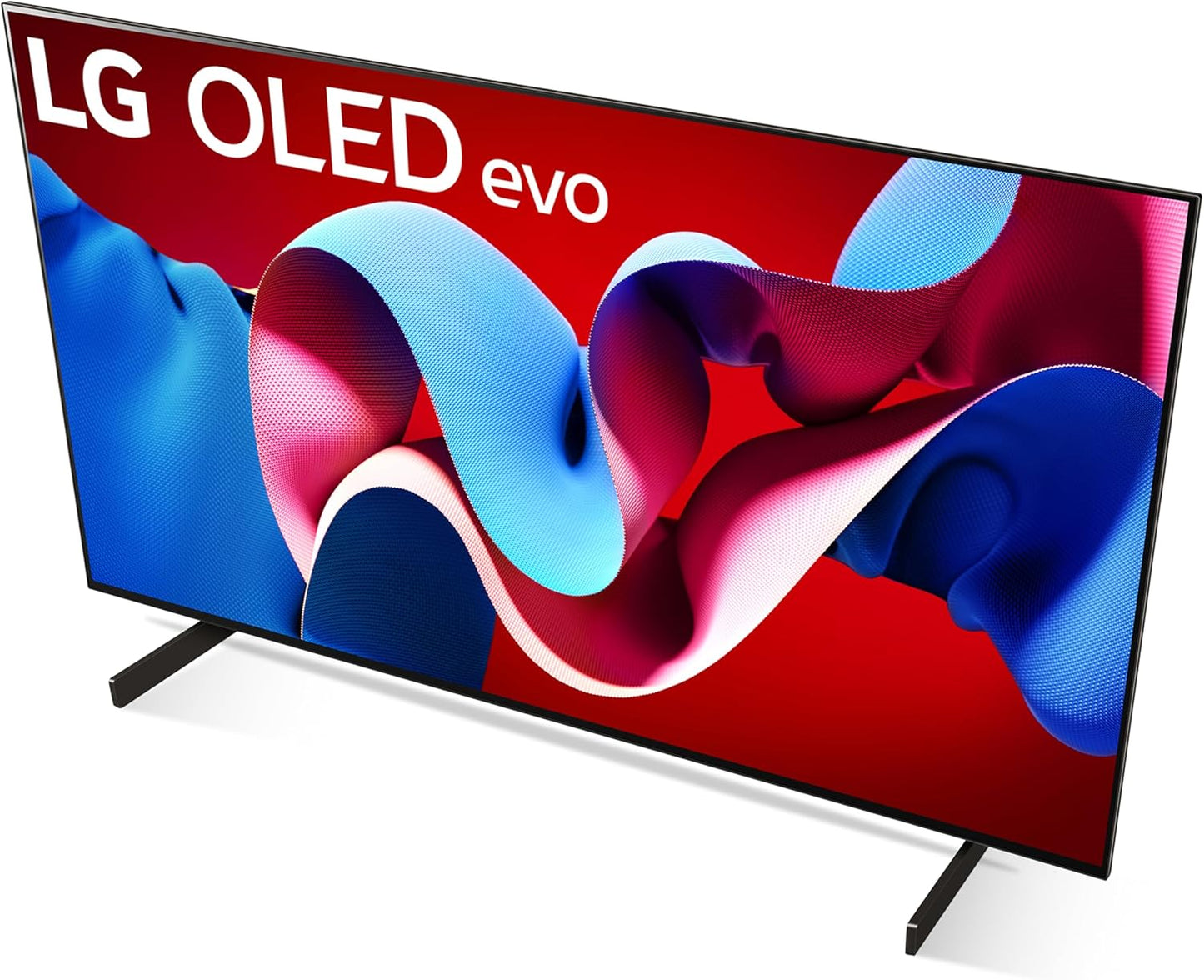 LG 42-Inch OLED evo C4 Smart TV 4K Processor Flat Screen with Magic Remote AI-Powered with Alexa Built-in (OLED42C4PUA, 2024)