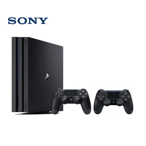 Sony PlayStation 4 Pro - 1TB, PS4 (CUH-7000A B01) with 2 Controller