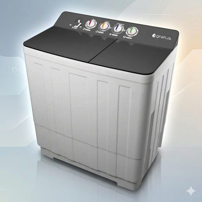 Gratus 20 KG Top Load Semi-Automatic Washing Machine (GSWM07KCDX1)