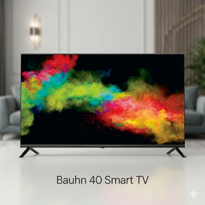 Bauhn 40 inch Smart TV, ATV40UHDW-0124