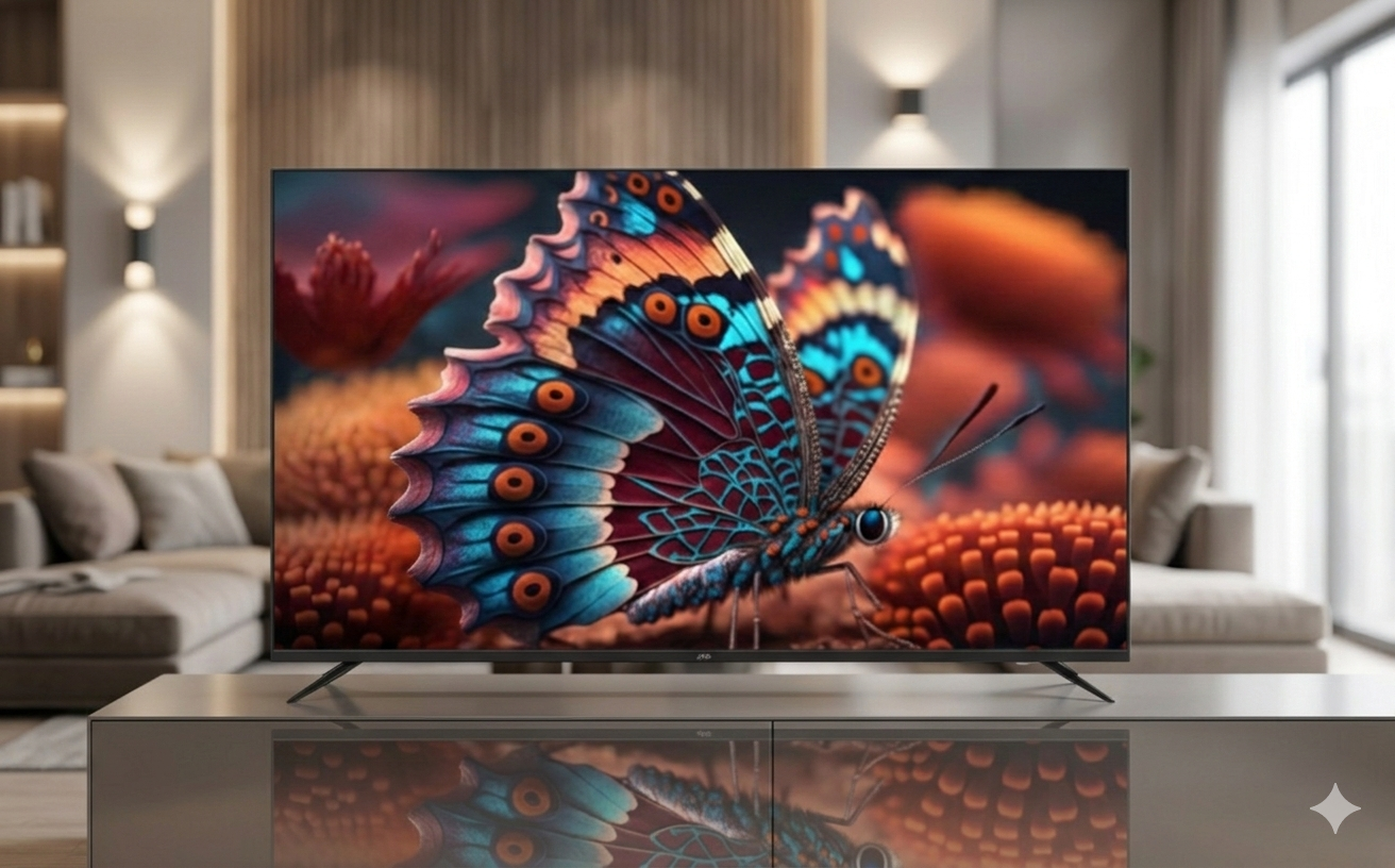 JVC 90 inch Edgeless Smart QLED TV - 4K, LT-90NQ7155