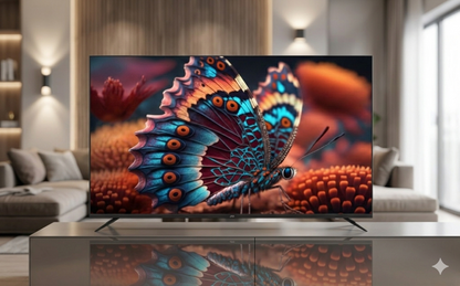 JVC 90 inch Edgeless Smart QLED TV - 4K, LT-90NQ7155