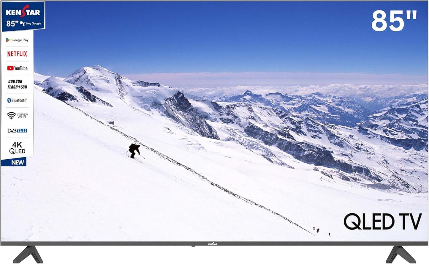 KENSTAR 85'' QLED Google TV Model