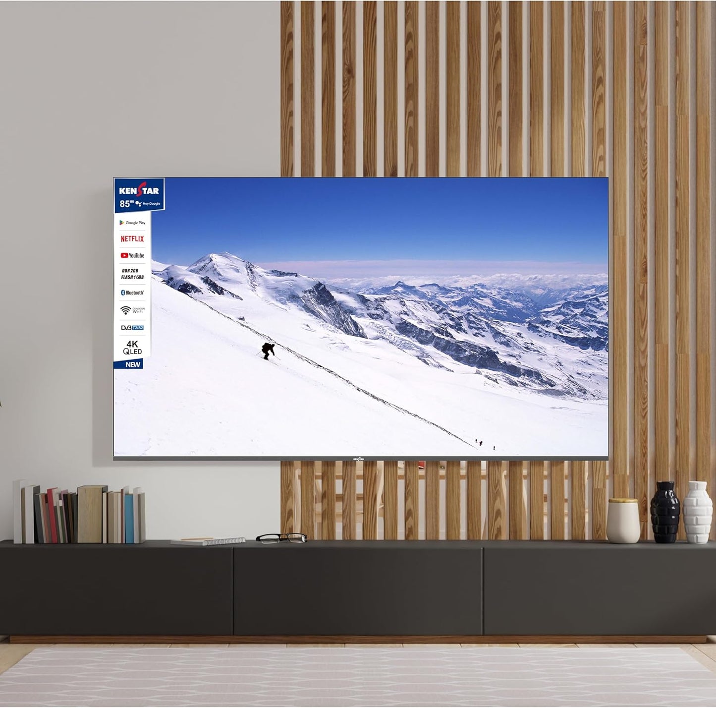 KENSTAR 85'' QLED Google TV Model