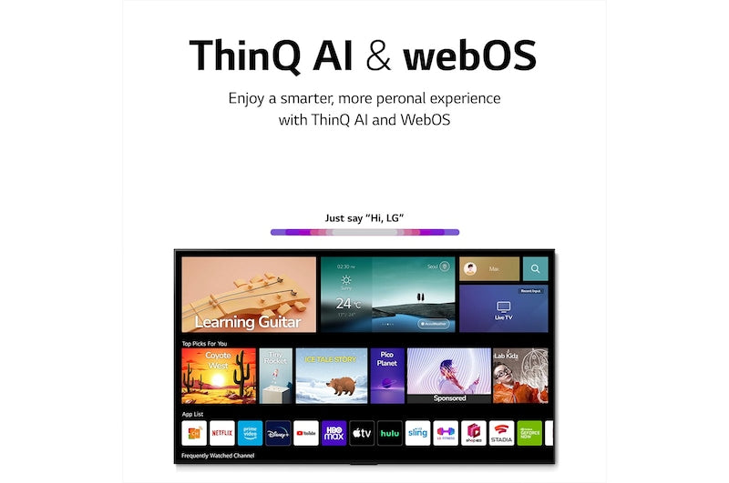 LG 65″ G2 OLED evo 4K Smart TV – 120 Hz