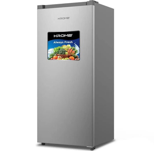 KROME 220L Single Door Refrigerator – KR‑RDC220H |