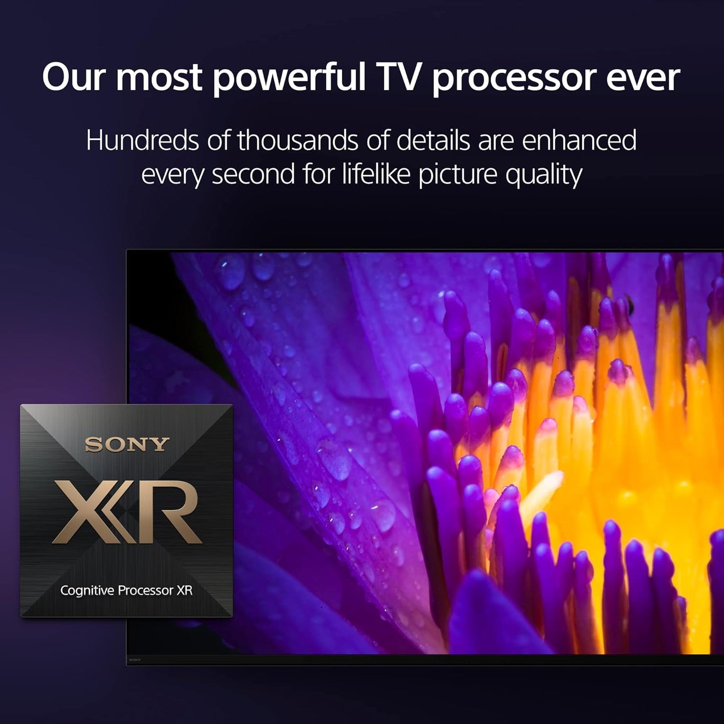 Sony 77" OLED 4K HDR _Google Smart TV – XR Processor, 120Hz