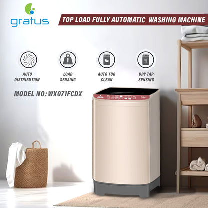 Gratus  7 KG Fully Automatic Top Load Washing Machine – Model WX071FCDX