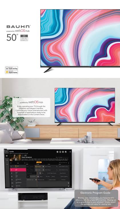 BAUHN 50 INCH UHD 4K SMART TV