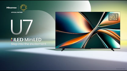 Hisense 75 inches ULED MINI LED 4K Smart TV, 75U7 _144HZ