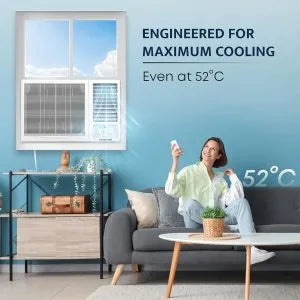 ❄️ KROME 1.5 Ton Window Air Conditioner 18000 BTU Rotary Compressor Cool Only White KR-AWR18ST3 1 Year Full 5 Years Compressor Warranty